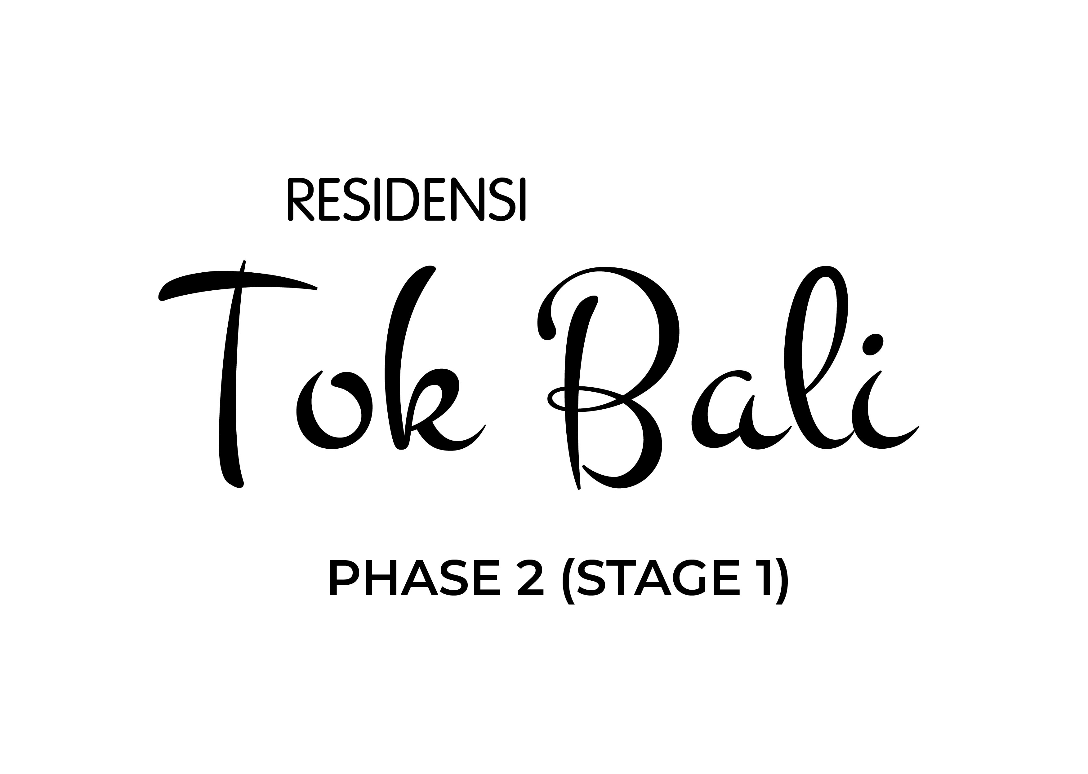 Official logo for RESIDENSI TOK BALI PHASE 2 (STAGE 1)